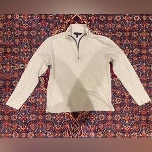 Banana Republic Quarter Zip Sweater - Oatmeal